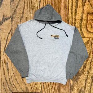 Vintage University of Missouri Mizzou Tigers Two Toned Hoodie